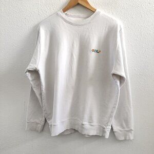 GOLF WANG Mini 3D Logo Crewneck Sweatshirt Size Medium